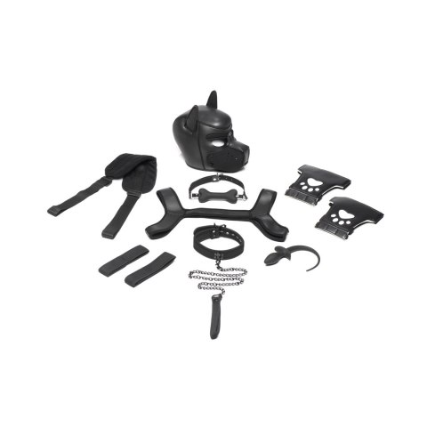 XR Brands Deluxe Pup Arsenal neoprenowy zestaw z maską i akcesoriami XR Brands Deluxe Pup Arsenal neoprenowy zestaw z maską i akcesoriami