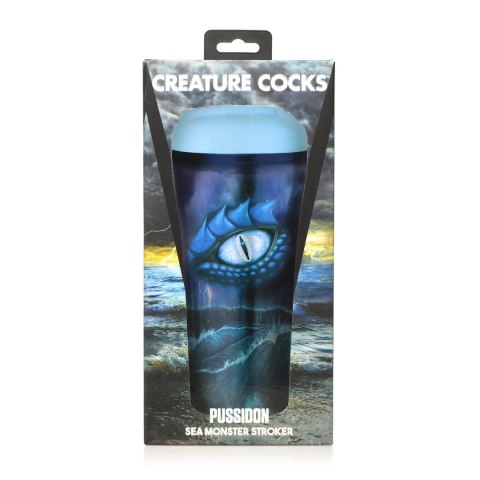 XR Brands Pussidon Sea Monster ręczna maszyna intymna, niebieska XR Brands Pussidon Sea Monster ręczna maszyna intymna, niebieska