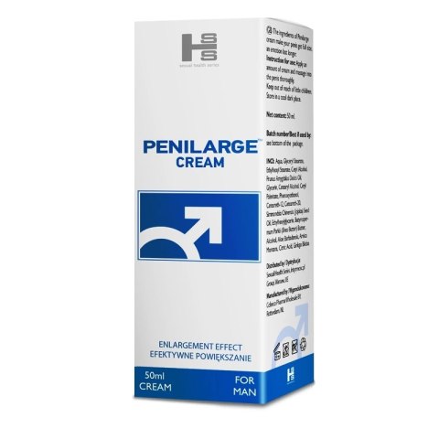 SHS Penilarge krem pielęgnacyjny 50ml - formuła ziołowa, wygładzenie skory SHS Penilarge krem pielęgnacyjny 50ml - formuła ziołowa, wygładzenie skory