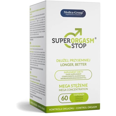 SUPERO Super Orgasm Stop 60 kapsułek - wsparcie kontroli czasu SUPERO Super Orgasm Stop 60 kapsułek - wsparcie kontroli czasu