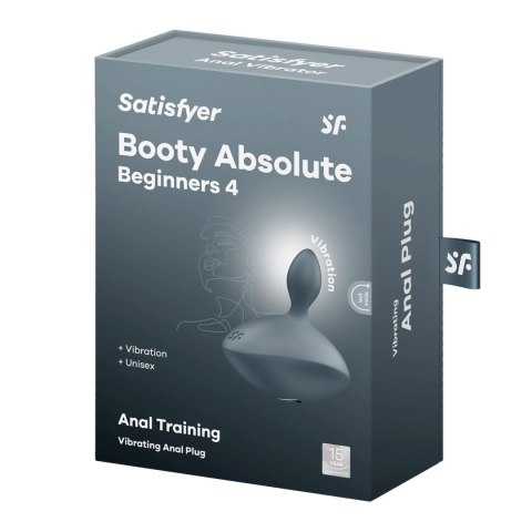 Satisfyer Booty Absolute Beginners 4 korek analny silikonowy czarny Satisfyer Booty Absolute Beginners 4 korek analny silikonowy czarny