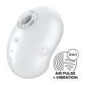 Satisfyer Cutie Ghost Air Pulse - wodoodporny model ciśnieniowy, biały