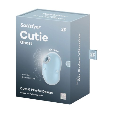 Satisfyer Cutie Ghost model Air Pulse wodoodporny silikonowy biały Satisfyer Cutie Ghost model Air Pulse wodoodporny silikonowy biały