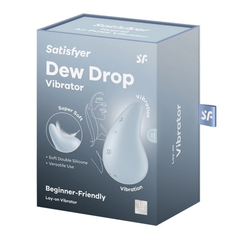 Satisfyer Dew Drop - urządzenie intymne lay-on, 12 trybow, silikon Satisfyer Dew Drop - urządzenie intymne lay-on, 12 trybow, silikon