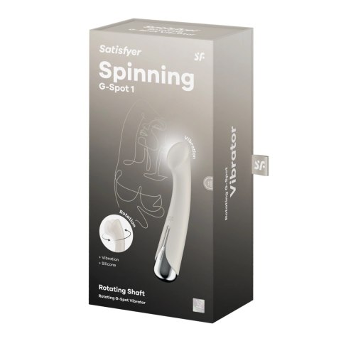Satisfyer G-Spot 1 - urządzenie obrotowe do strefy G, silikon Satisfyer G-Spot 1 - urządzenie obrotowe do strefy G, silikon