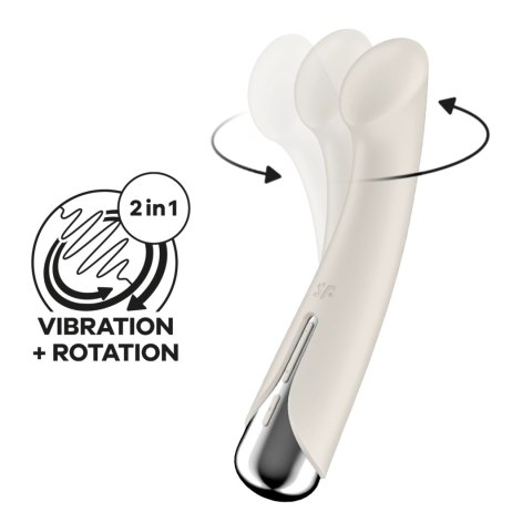 Satisfyer G-Spot 1 - urządzenie obrotowe do strefy G, silikon Satisfyer G-Spot 1 - urządzenie obrotowe do strefy G, silikon