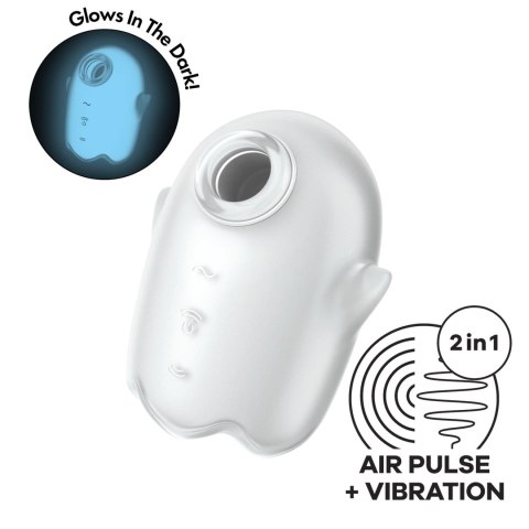 Satisfyer Glowing Ghost - model pulsacyjny, silikon medyczny, fioletowy Satisfyer Glowing Ghost - model pulsacyjny, silikon medyczny, fioletowy