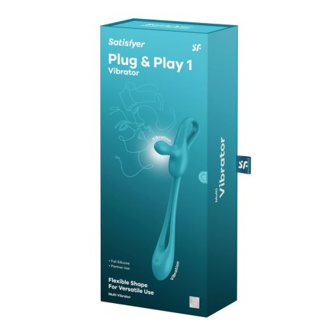 Satisfyer Plug and Play 1 - silikonowy korek analny z wibracją, wodoodporny Satisfyer Plug and Play 1 - silikonowy korek analny z wibracją, wodoodporny