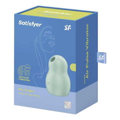 Satisfyer Pro To Go 1 - Kompaktowy model z podwojną pulsacją powietrza Satisfyer Pro To Go 1 - Kompaktowy model z podwojną pulsacją powietrza