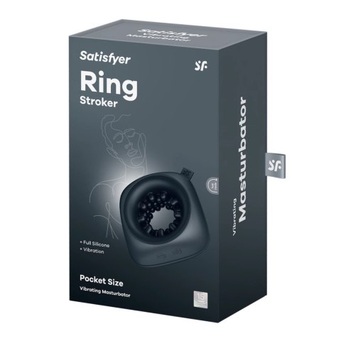 Satisfyer Ring Stroker - model z trzema silnikami, kompaktowy rozmiar Satisfyer Ring Stroker - model z trzema silnikami, kompaktowy rozmiar