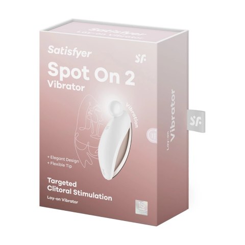 Satisfyer Spot On 2 - precyzyjny model punktowy z 12 trybami, silikon Satisfyer Spot On 2 - precyzyjny model punktowy z 12 trybami, silikon