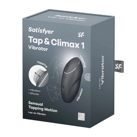 Satisfyer Tap & Climax 1 - stymulator z funkcją stukania i wibracji, wodoodporny Satisfyer Tap & Climax 1 - stymulator z funkcją stukania i wibracji, wodoodporny