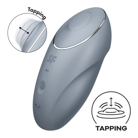Satisfyer Tap and Climax 1 stymulator impulsowy wodoodporny rożowy Satisfyer Tap and Climax 1 stymulator impulsowy wodoodporny rożowy
