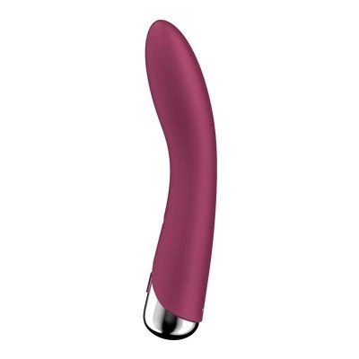 Satisfyer Vibe 1 Zakrzywiony model z obrotową głowką, silikonowy Satisfyer Vibe 1 Zakrzywiony model z obrotową głowką, silikonowy