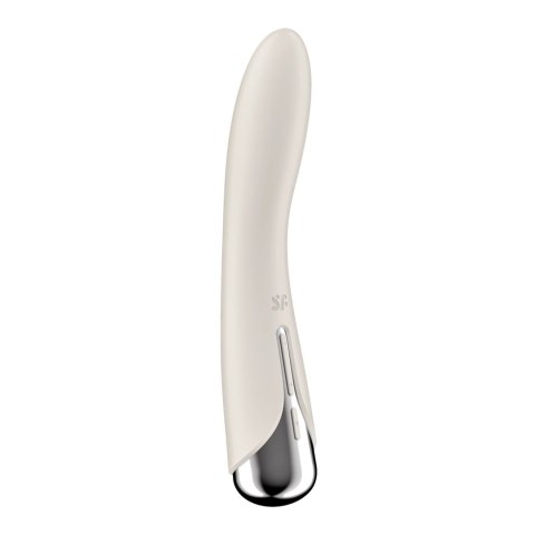 Satisfyer Vibe 1 - zakrzywiony model z obrotową głowką, silikonowy Satisfyer Vibe 1 - zakrzywiony model z obrotową głowką, silikonowy