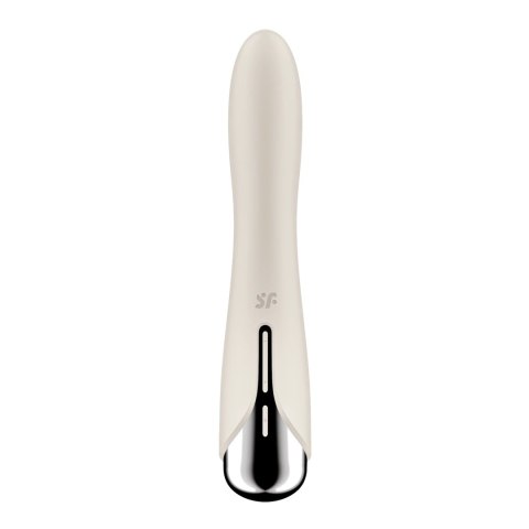Satisfyer Vibe 1 - zakrzywiony model z obrotową głowką, silikonowy Satisfyer Vibe 1 - zakrzywiony model z obrotową głowką, silikonowy
