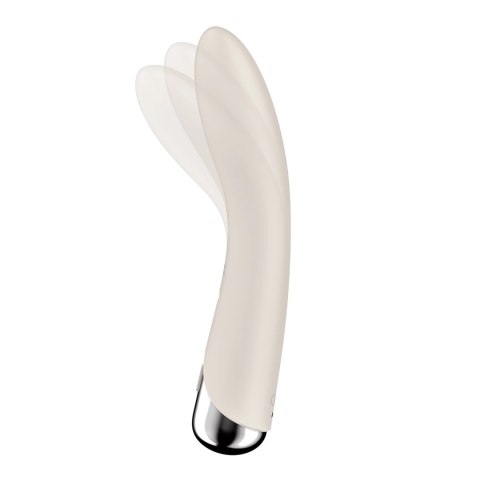 Satisfyer Vibe 1 - zakrzywiony model z obrotową głowką, silikonowy Satisfyer Vibe 1 - zakrzywiony model z obrotową głowką, silikonowy