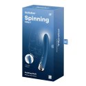 Satisfyer Vibe 1 - zakrzywiony model z obrotową głowką, silikonowy
