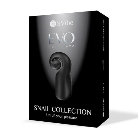 Snail Vibe EVO czarny - silikonowa maszyna intymna z podwojnym napędem Snail Vibe EVO czarny - silikonowa maszyna intymna z podwojnym napędem