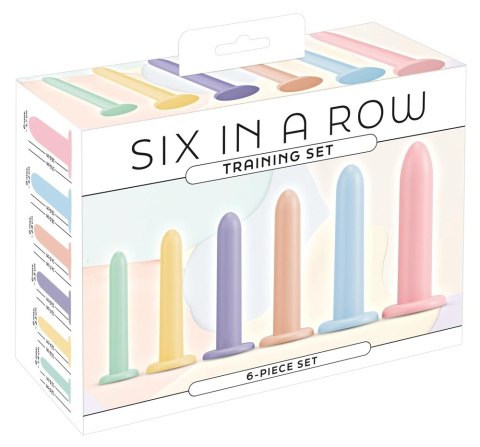 You2Toys Six in a Row Zestaw Treningowy 6 Rozmiarow Silikon Pastelowy You2Toys Six in a Row Zestaw Treningowy 6 Rozmiarow Silikon Pastelowy