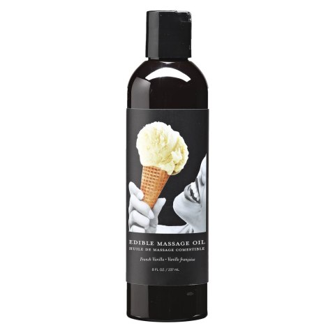 Earthly Body Olejek do masażu waniliowy 237 ml - naturalny i odżywczy