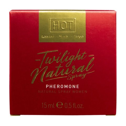 HOT Twilight Pheromone Natural Spray dla kobiet 15 ml bezzapachowy HOT Twilight Pheromone Natural Spray dla kobiet 15 ml bezzapachowy