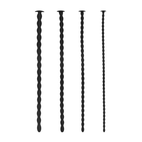 Ouch! Advanced Spiral Silicone Plug Set - 4 rozmiary, 29,6 cm Ouch! Advanced Spiral Silicone Plug Set - 4 rozmiary, 29,6 cm