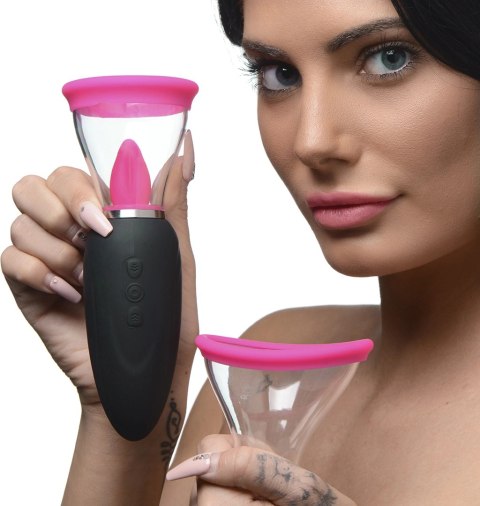 XR Brands 10-trybowy stymulator ssący i pulsacyjny z funkcją lizania XR Brands 10-trybowy stymulator ssący i pulsacyjny z funkcją lizania