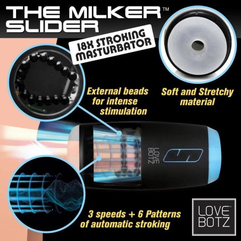 XR Brands Auto Milker - maszyna intymna z obrotowym systemem, IPX6 XR Brands Auto Milker - maszyna intymna z obrotowym systemem, IPX6