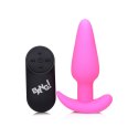 XR Brands BANG Toy silikonowy korek analny z pilotem, 21 trybow, czarny