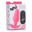 XR Brands BANG Toy silikonowy korek analny z pilotem, 21 trybow, czarny