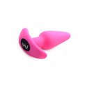 XR Brands BANG Toy silikonowy korek analny z pilotem, 21 trybow, czarny