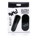 XR Brands Bang Bullet - miniaturowy wibrator z pilotem, silikon, fioletowy