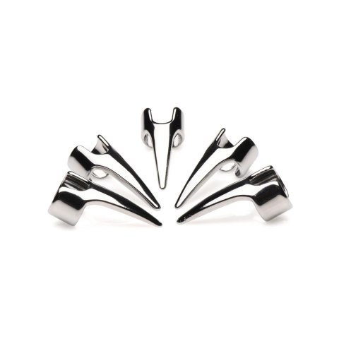 XR Brands Claw Ring zestaw 5 stalowych pierścieni regulowanych XR Brands Claw Ring zestaw 5 stalowych pierścieni regulowanych