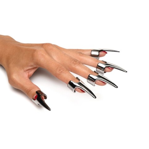 XR Brands Claw Ring zestaw 5 stalowych pierścieni regulowanych XR Brands Claw Ring zestaw 5 stalowych pierścieni regulowanych