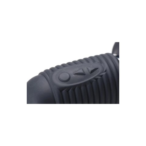 XR Brands Power Pounder czarny silikonowy model wibrująco-pchający XR Brands Power Pounder czarny silikonowy model wibrująco-pchający