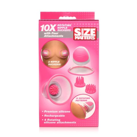 XR Brands Rotacyjne przyssawki silikonowe do pielęgnacji sutkow 2 szt. XR Brands Rotacyjne przyssawki silikonowe do pielęgnacji sutkow 2 szt.