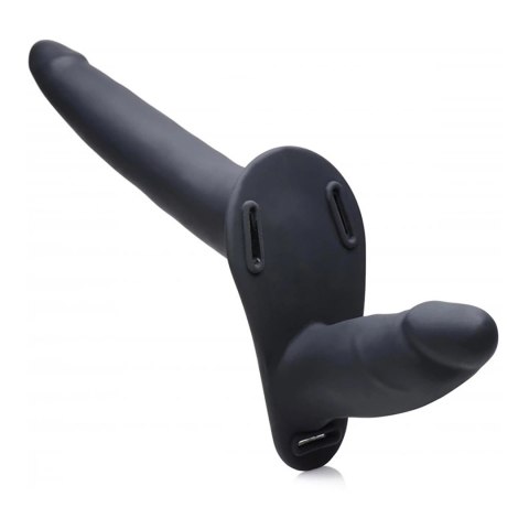 XR Brands Strap-On System Podwojny Wibrujący + Pilot Bezprzewodowy XR Brands Strap-On System Podwojny Wibrujący + Pilot Bezprzewodowy