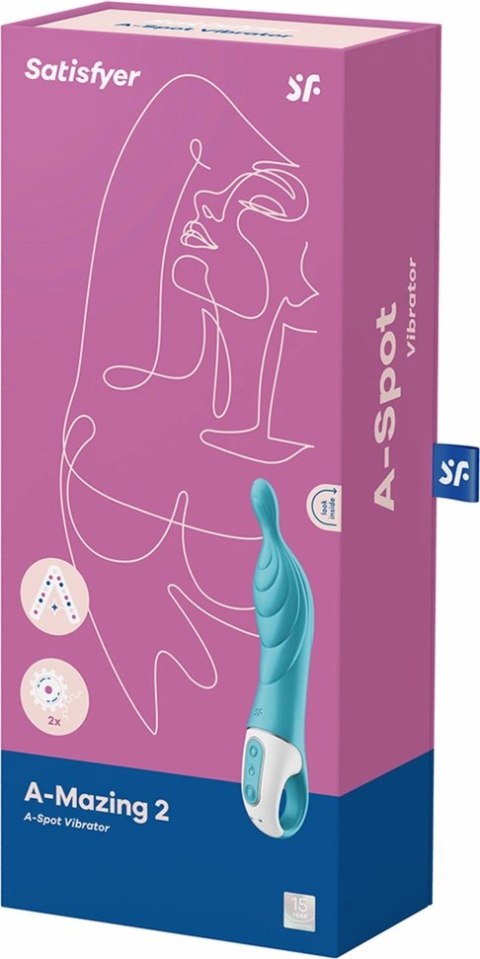 Satisfyer A-mazing 2 - model z długim trzonem i 12 trybami pracy Satisfyer A-mazing 2 - model z długim trzonem i 12 trybami pracy