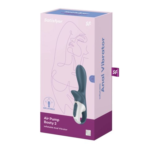 Satisfyer Air Pump Pro - dmuchana maszyna intymna do masażu analnego, czarna Satisfyer Air Pump Pro - dmuchana maszyna intymna do masażu analnego, czarna