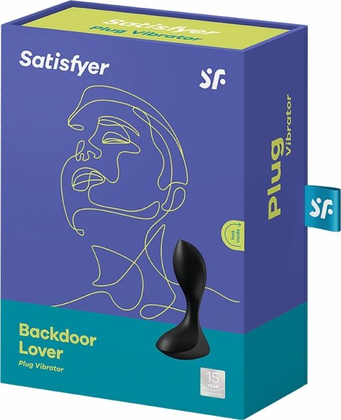 Satisfyer Backdoor Lover - model silikonowy, czarny, 12 trybow pracy Satisfyer Backdoor Lover - model silikonowy, czarny, 12 trybow pracy