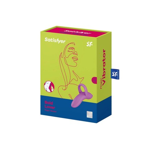 Satisfyer Bold Finger - silikonowy masażer na palec, wodoodporny, 12 trybow Satisfyer Bold Finger - silikonowy masażer na palec, wodoodporny, 12 trybow