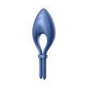Satisfyer Bullseye - Pierścień wibrujący regulowany, silikonowy, czarny