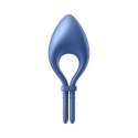 Satisfyer Bullseye - Pierścień wibrujący regulowany, silikonowy, czarny