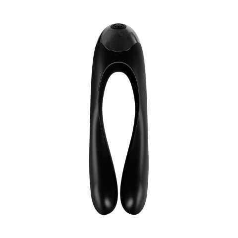 Satisfyer Candy Cane mini - kompaktowy model na palec czarno-pomarańczowy Satisfyer Candy Cane mini - kompaktowy model na palec czarno-pomarańczowy