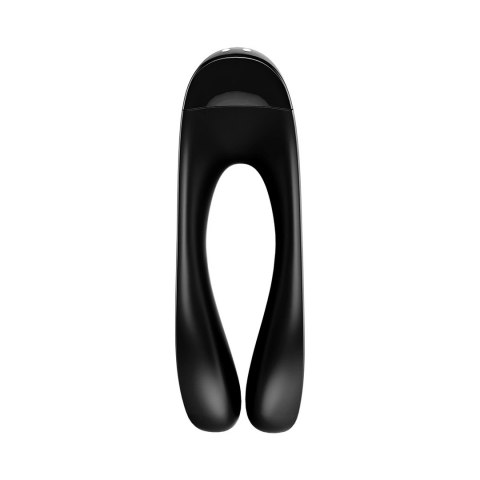 Satisfyer Candy Cane mini - kompaktowy model na palec czarno-pomarańczowy Satisfyer Candy Cane mini - kompaktowy model na palec czarno-pomarańczowy
