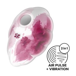 Satisfyer Cloud - Wibrator silikonowy z funkcją Air Pulse, fioletowy