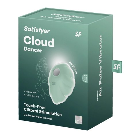 Satisfyer Cloud - Wibrujący model silikonowy Air Pulse, biały Satisfyer Cloud - Wibrujący model silikonowy Air Pulse, biały