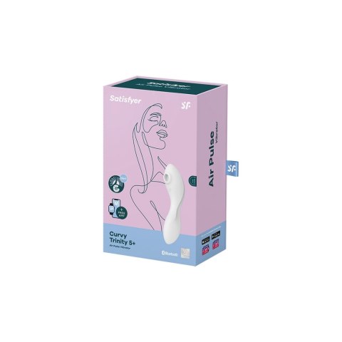Satisfyer Curvy Trinity 5+ wielofunkcyjny model pulsacyjny Bluetooth rożowy Satisfyer Curvy Trinity 5+ wielofunkcyjny model pulsacyjny Bluetooth rożowy
