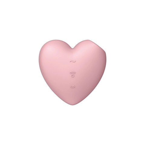 Satisfyer Cutie Heart - Podwojny wibrator pulsacyjny, silikon, rożowy Satisfyer Cutie Heart - Podwojny wibrator pulsacyjny, silikon, rożowy